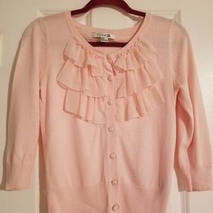 Forever 21 Ruffled cardigan